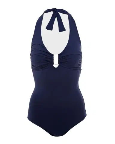 Melissa Odabash Tampa Core Halter One-Piece Swimsuit (D-DD Cup) | Thumbnail 1 Melissa Odabash Tampa Core Halter One-Piece Swimsuit (D-DD Cup) | Thumbnail 1