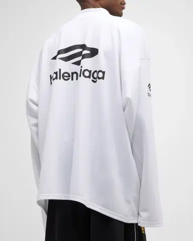 Balenciaga Men 's 3B Sports Icon Ski Long-Sleeve T-Shirt | Thumbnail 3 Balenciaga Men 's 3B Sports Icon Ski Long-Sleeve T-Shirt | Thumbnail 3