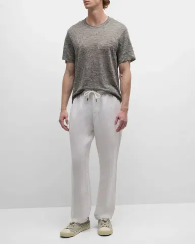 Onia Men 's Air Linen Pull-On Pants | Thumbnail 2 Onia Men 's Air Linen Pull-On Pants | Thumbnail 2