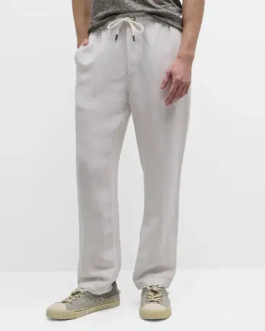 Onia Men 's Air Linen Pull-On Pants | Thumbnail 4 Onia Men 's Air Linen Pull-On Pants | Thumbnail 4