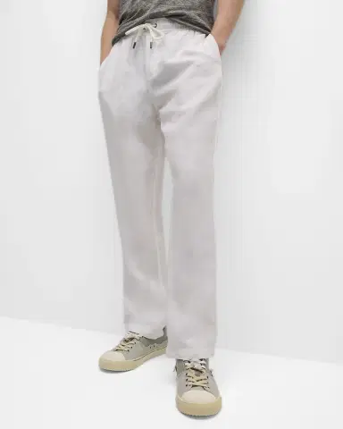 Onia Men 's Air Linen Pull-On Pants | Thumbnail 6 Onia Men 's Air Linen Pull-On Pants | Thumbnail 6