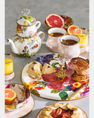 MacKenzie-Childs Rosy Check Enamel Mug | Thumbnail 5 MacKenzie-Childs Rosy Check Enamel Mug | Thumbnail 5