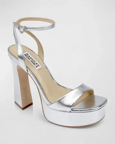 Badgley Mischka Caia Crystal Heart Platform Sandals | Thumbnail 2 Badgley Mischka Caia Crystal Heart Platform Sandals | Thumbnail 2