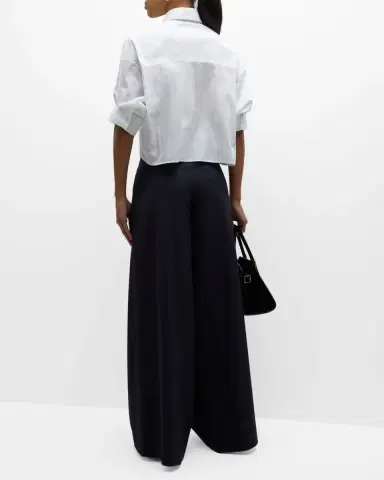 TWP Next Ex Cropped Shirt in Superfine Cotton | Thumbnail 6 TWP Next Ex Cropped Shirt in Superfine Cotton | Thumbnail 6