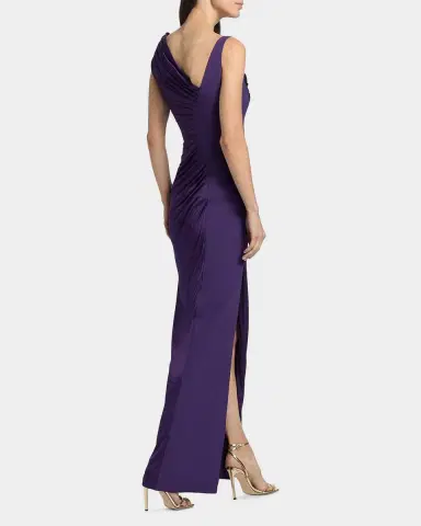 Versace Ruched Jersey Gown | Thumbnail 2 Versace Ruched Jersey Gown | Thumbnail 2
