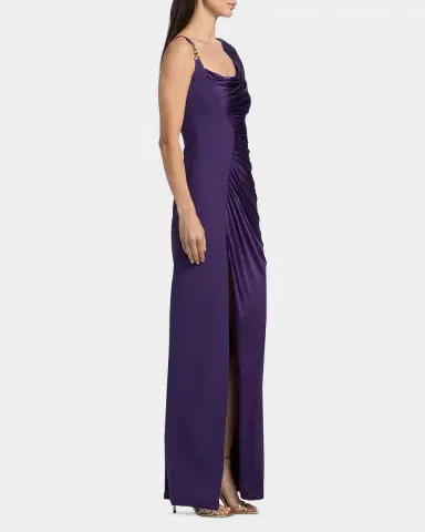 Versace Ruched Jersey Gown | Thumbnail 6 Versace Ruched Jersey Gown | Thumbnail 6