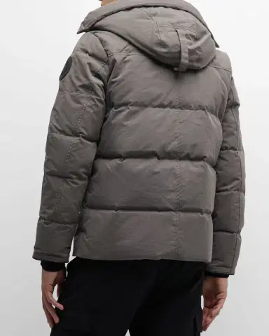 Canada Goose Men 's Coated Wyndham Black Label Parka | Thumbnail 3 Canada Goose Men 's Coated Wyndham Black Label Parka | Thumbnail 3