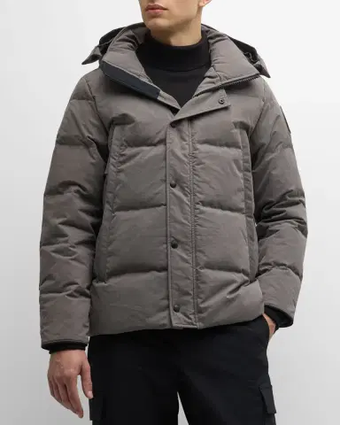 Canada Goose Men 's Coated Wyndham Black Label Parka | Thumbnail 4 Canada Goose Men 's Coated Wyndham Black Label Parka | Thumbnail 4