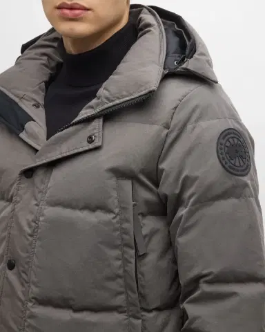 Canada Goose Men 's Coated Wyndham Black Label Parka | Thumbnail 6 Canada Goose Men 's Coated Wyndham Black Label Parka | Thumbnail 6
