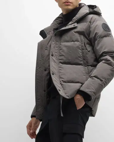Canada Goose Men 's Coated Wyndham Black Label Parka | Thumbnail 7 Canada Goose Men 's Coated Wyndham Black Label Parka | Thumbnail 7