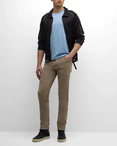TOM FORD Men's Lyocell-Cotton Crewneck T-Shirt | Thumbnail 2 TOM FORD Men's Lyocell-Cotton Crewneck T-Shirt | Thumbnail 2
