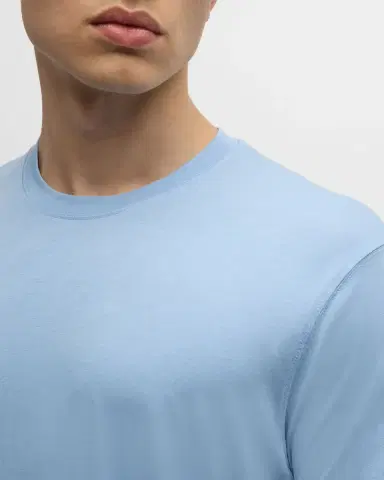 TOM FORD Men's Lyocell-Cotton Crewneck T-Shirt | Thumbnail 7 TOM FORD Men's Lyocell-Cotton Crewneck T-Shirt | Thumbnail 7