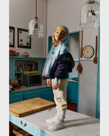 Moncler Boy 's Granduc Tricolor Trim Jacket | Thumbnail 4 Moncler Boy 's Granduc Tricolor Trim Jacket | Thumbnail 4