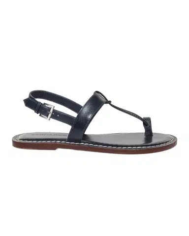Bernardo Calfskin T-Strap Slingback Sandals | Thumbnail 1 Bernardo Calfskin T-Strap Slingback Sandals | Thumbnail 1