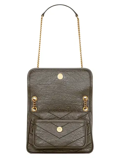 Saint Laurent Women's Niki Mini Bag in Vintage Leather - Light Musk | Thumbnail 2 Saint Laurent Women's Niki Mini Bag in Vintage Leather - Light Musk | Thumbnail 2