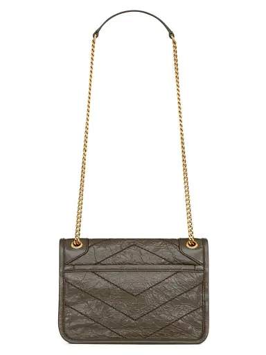 Saint Laurent Women's Niki Mini Bag in Vintage Leather - Light Musk | Thumbnail 5 Saint Laurent Women's Niki Mini Bag in Vintage Leather - Light Musk | Thumbnail 5