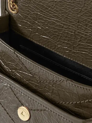 Saint Laurent Women's Niki Mini Bag in Vintage Leather - Light Musk | Thumbnail 6 Saint Laurent Women's Niki Mini Bag in Vintage Leather - Light Musk | Thumbnail 6
