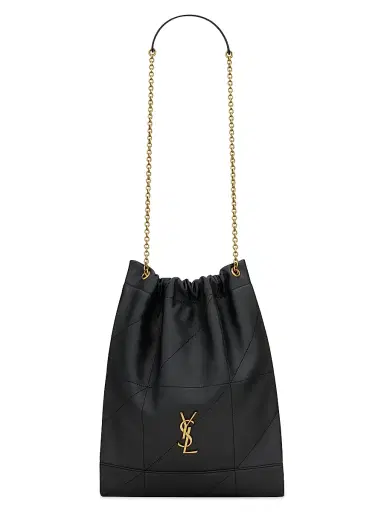 Saint Laurent Women's Jamie 4.3 Pochon in Lambskin Shoulder Bags - Black | Thumbnail 1 Saint Laurent Women's Jamie 4.3 Pochon in Lambskin Shoulder Bags - Black | Thumbnail 1