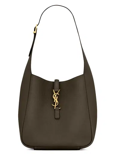Saint Laurent Women's Le 5 à 7 Supple Shoulder Bag in Grained Leather - Light Musk | Thumbnail 1 Saint Laurent Women's Le 5 à 7 Supple Shoulder Bag in Grained Leather - Light Musk | Thumbnail 1