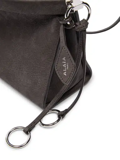 ALAIA Women's Le Click Leather Shoulder Bag - Anthracite | Thumbnail 5 ALAIA Women's Le Click Leather Shoulder Bag - Anthracite | Thumbnail 5