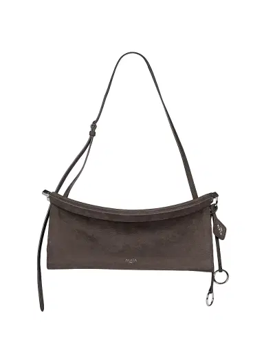 ALAIA Women's Le Click Leather Shoulder Bag - Anthracite | Thumbnail 1 ALAIA Women's Le Click Leather Shoulder Bag - Anthracite | Thumbnail 1