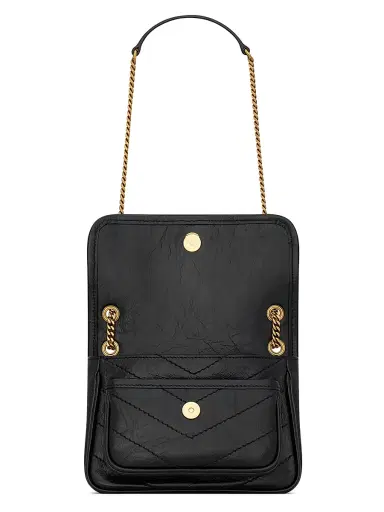 Saint Laurent Women's Niki Mini Bag in Vintage Leather - Black | Thumbnail 2 Saint Laurent Women's Niki Mini Bag in Vintage Leather - Black | Thumbnail 2