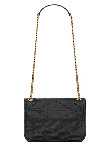 Saint Laurent Women's Niki Mini Bag in Vintage Leather - Black | Thumbnail 5 Saint Laurent Women's Niki Mini Bag in Vintage Leather - Black | Thumbnail 5