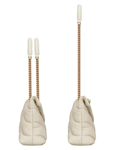 Saint Laurent Women's Puffer in Nappa Leather - Crema Soft | Thumbnail 4 Saint Laurent Women's Puffer in Nappa Leather - Crema Soft | Thumbnail 4