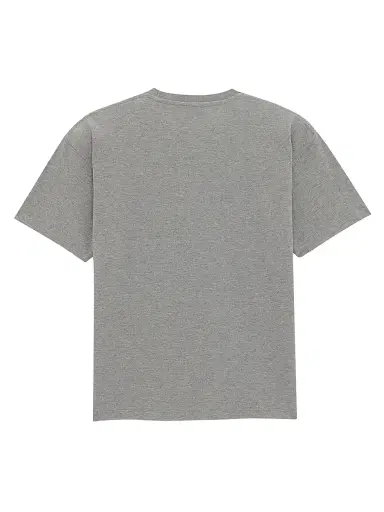 Saint Laurent Men's Cassandre T-Shirt in Pique - Grey And Yellow | Thumbnail 2 Saint Laurent Men's Cassandre T-Shirt in Pique - Grey And Yellow | Thumbnail 2