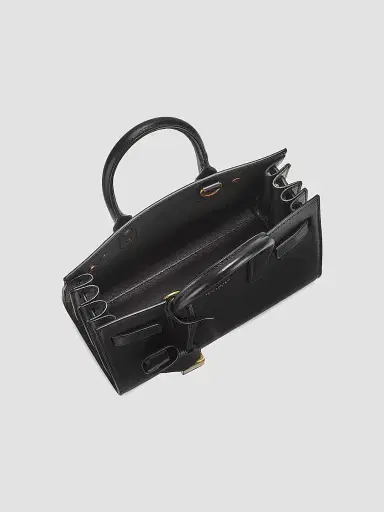 Saint Laurent Women's Nano Sac De Jour Leather Satchel - Nero | Thumbnail 3 Saint Laurent Women's Nano Sac De Jour Leather Satchel - Nero | Thumbnail 3