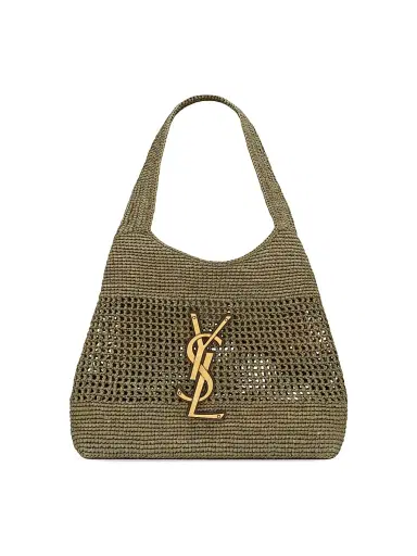 Saint Laurent Women's Icare Medium Tote Bag in Raffia | Thumbnail 4 Saint Laurent Women's Icare Medium Tote Bag in Raffia | Thumbnail 4