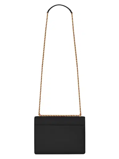 Saint Laurent Women's Sunset Medium Shoulder Bag in Smooth Leather - Black | Thumbnail 3 Saint Laurent Women's Sunset Medium Shoulder Bag in Smooth Leather - Black | Thumbnail 3