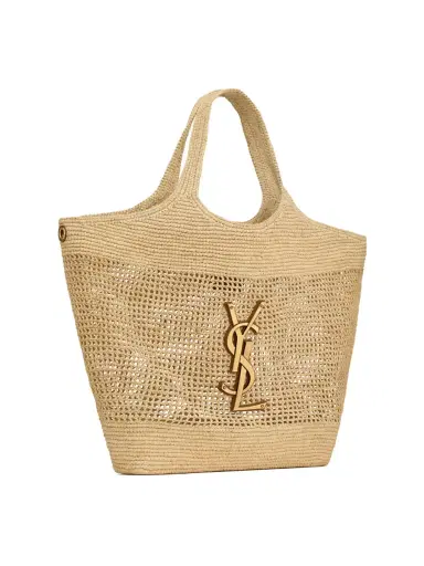 Saint Laurent Women's Icare Tote Bag in Raffia | Thumbnail 6 Saint Laurent Women's Icare Tote Bag in Raffia | Thumbnail 6
