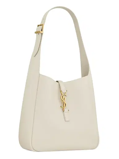 Saint Laurent Women's Le 5 à 7 Supple Shoulder Bag in Grained Leather - Blanc Vintage | Thumbnail 2 Saint Laurent Women's Le 5 à 7 Supple Shoulder Bag in Grained Leather - Blanc Vintage | Thumbnail 2
