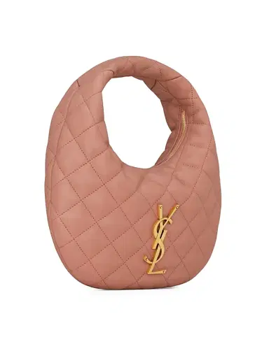 Saint Laurent Women's Icarino Top Handle Bag in Quilted Nappa - Hortensia | Thumbnail 3 Saint Laurent Women's Icarino Top Handle Bag in Quilted Nappa - Hortensia | Thumbnail 3