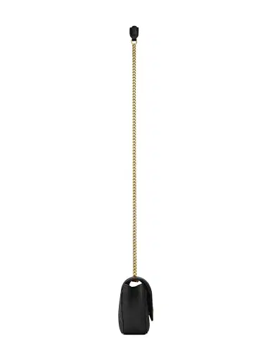 Saint Laurent Women's Loulou Mini Bag in Lambskin Leather - Black | Thumbnail 6 Saint Laurent Women's Loulou Mini Bag in Lambskin Leather - Black | Thumbnail 6