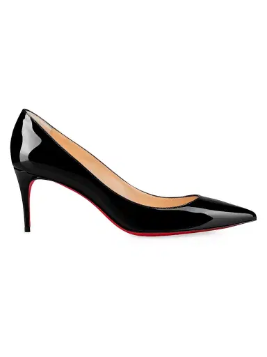 Christian Louboutin Women's Kate 70MM Patent Leather Pumps - Black - Size 12 | Thumbnail 1 Christian Louboutin Women's Kate 70MM Patent Leather Pumps - Black - Size 12 | Thumbnail 1