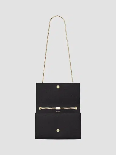 Saint Laurent Women's Kate in Grain De Poudre Embossed Leather - Black | Thumbnail 5 Saint Laurent Women's Kate in Grain De Poudre Embossed Leather - Black | Thumbnail 5