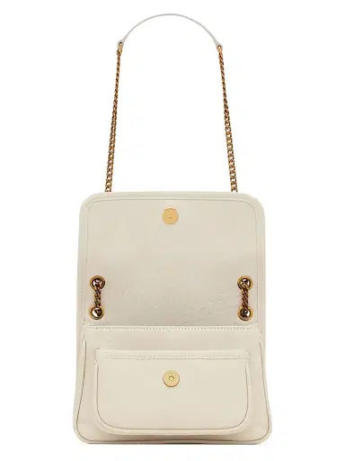 Saint Laurent Women's Niki Mini Bag in Grained Lambskin - Blanc Vintage | Thumbnail 6 Saint Laurent Women's Niki Mini Bag in Grained Lambskin - Blanc Vintage | Thumbnail 6