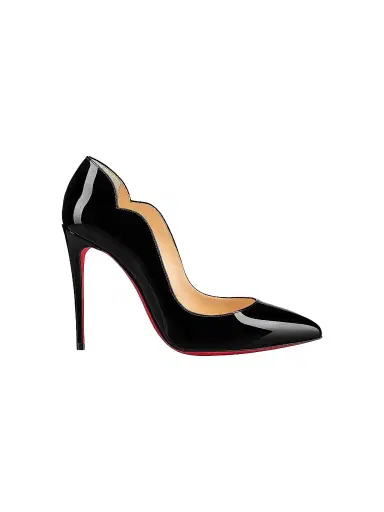 Christian Louboutin Women's Hot Chick 100MM Leather Pumps - Black - Size 13 | Thumbnail 1 Christian Louboutin Women's Hot Chick 100MM Leather Pumps - Black - Size 13 | Thumbnail 1