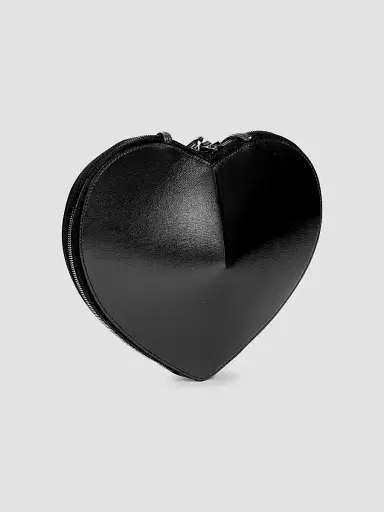 ALAIA Women's Le Coeur Leather Convertible Shoulder Bag - Noir | Thumbnail 3 ALAIA Women's Le Coeur Leather Convertible Shoulder Bag - Noir | Thumbnail 3
