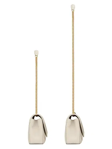 Saint Laurent Women's Loulou Shoulder Bag in Lambskin Leather - Blanc Vintage | Thumbnail 3 Saint Laurent Women's Loulou Shoulder Bag in Lambskin Leather - Blanc Vintage | Thumbnail 3