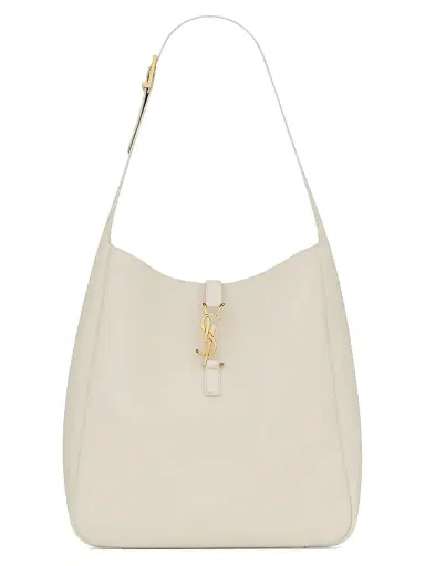 Saint Laurent Women's Le 5 à 7 Supple Shoulder Bag in Smooth Leather - Blanc Vintage | Thumbnail 1 Saint Laurent Women's Le 5 à 7 Supple Shoulder Bag in Smooth Leather - Blanc Vintage | Thumbnail 1