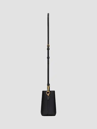 Saint Laurent Women's Le 37 Mini Bag in Shiny Leather - Black | Thumbnail 4 Saint Laurent Women's Le 37 Mini Bag in Shiny Leather - Black | Thumbnail 4