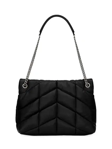 Saint Laurent Women's Puffer in Nappa Leather - Nero | Thumbnail 3 Saint Laurent Women's Puffer in Nappa Leather - Nero | Thumbnail 3