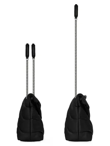 Saint Laurent Women's Puffer in Nappa Leather - Nero | Thumbnail 4 Saint Laurent Women's Puffer in Nappa Leather - Nero | Thumbnail 4