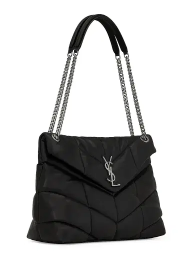 Saint Laurent Women's Puffer in Nappa Leather - Nero | Thumbnail 6 Saint Laurent Women's Puffer in Nappa Leather - Nero | Thumbnail 6