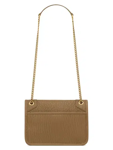 Saint Laurent Women's Niki Mini Bag in Grained Lambskin - Dark Cork | Thumbnail 5 Saint Laurent Women's Niki Mini Bag in Grained Lambskin - Dark Cork | Thumbnail 5