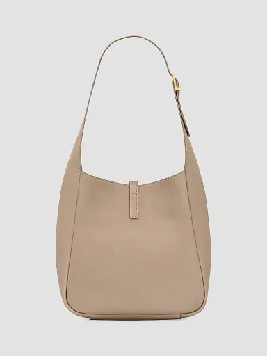 Saint Laurent Women's Le 5 à 7 Supple Shoulder Bag in Grained Leather - Dusty Grey | Thumbnail 5 Saint Laurent Women's Le 5 à 7 Supple Shoulder Bag in Grained Leather - Dusty Grey | Thumbnail 5