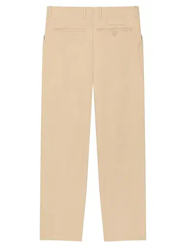Givenchy Men's Fitted Chino Trousers in Cotton - Beige | Thumbnail 3 Givenchy Men's Fitted Chino Trousers in Cotton - Beige | Thumbnail 3